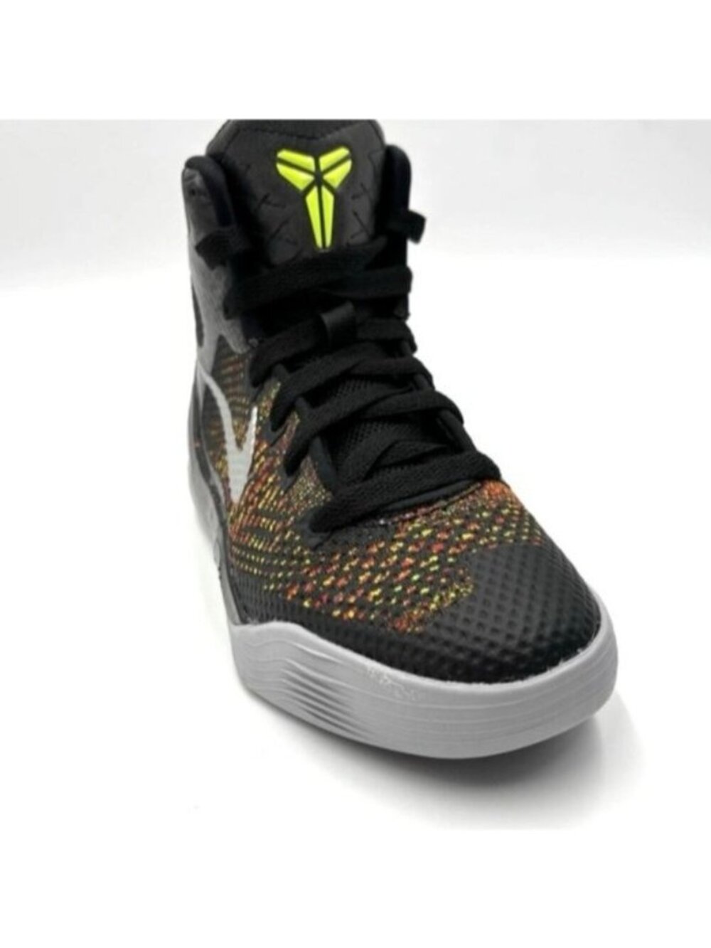 Nike Kobe IX Elite Youth 7Y Black And Metallic Basketball Silver 072026 - Picture 5 of 11